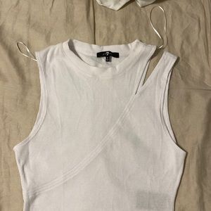7 for all mankind ribbed bodysuit